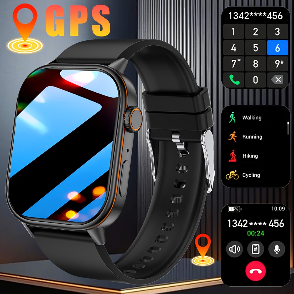Fall Detection Watch - Смарт-часы с GPS-позиционированием 2025 года, легкие