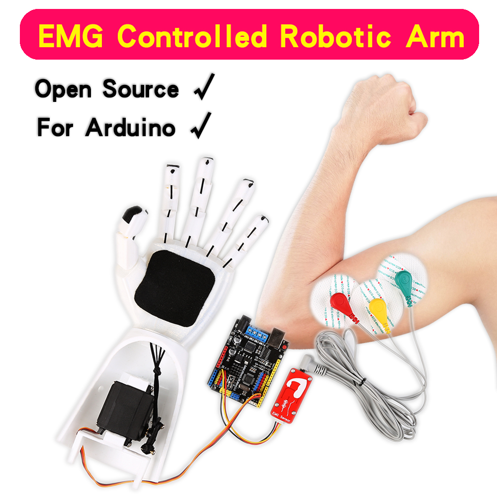 Датчик EMG, роботизированная р – обзор и цена Muscle Sensor Emg