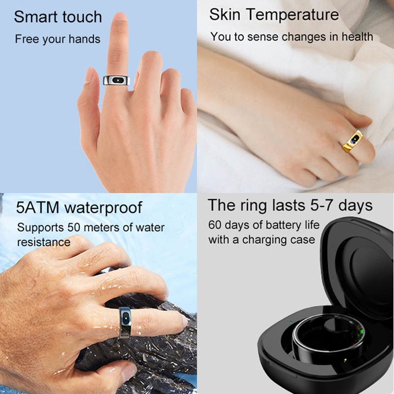 Умное кольцо для мужчин и женщ – обзор и цена Temperature Ring Skin