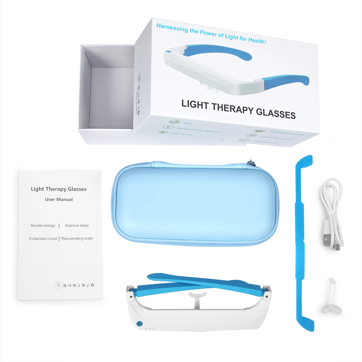 Очки для светотерапии SAD: кра – обзор и цена Light Therapy Glasses