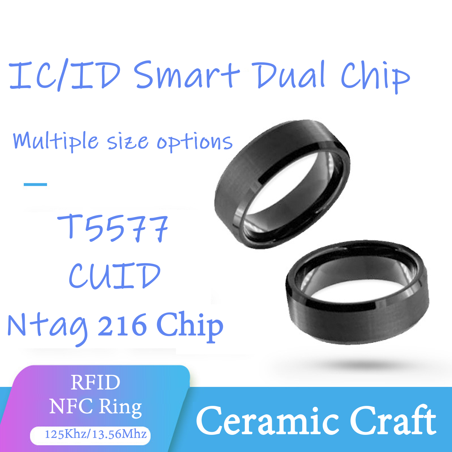 CUID T5577 Кольцо клона с двой – обзор и цена Smart Ring Nfc Pay